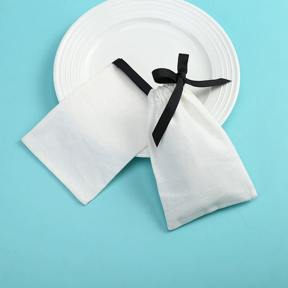 Cotton Drawstring Storage Bag For Jewelry Packaging