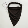 Cotton Extended Triangle Scarf And Headband Turban Headwear With Geometric Style