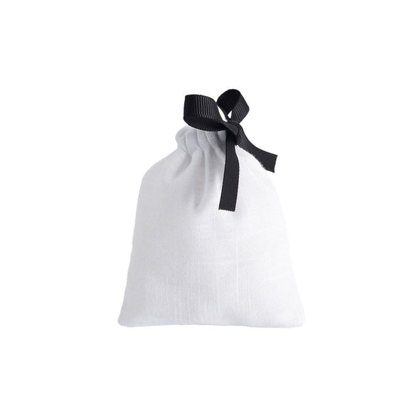 Cotton Flannel Jewelry Storage Bag With Drawstring For Packaging