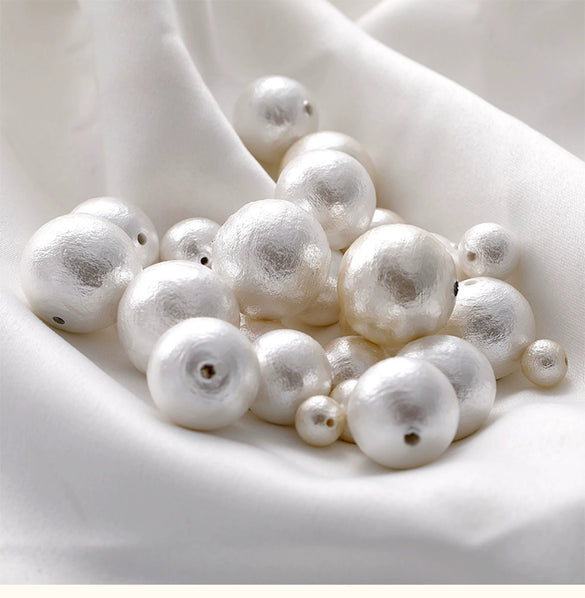Cotton Pearl Shell Geometric Style Electroplated Earrings Jewelry Materials
