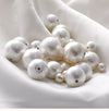 Cotton Pearl Shell Geometric Style Electroplated Earrings Jewelry Materials