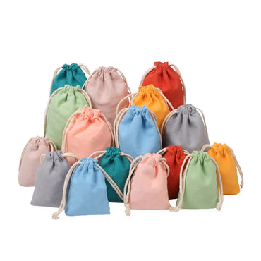 Cotton Printing Drawstring Packaging Storage Bag