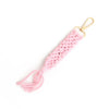 Cotton Rope Tassel Handwoven Keychain Pendant With Cross Crown Roman Numerals Bohemian Retro Style