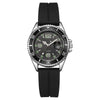 Couple Fashion Sports Silicone And Alloy Quartz Watch Round Dial Life Waterproof Stainless Steel Buckle