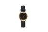 Couple Quartz Belt Watch Alloy Case Imitation Leather Strap Square Dial