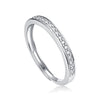 Couple Ring 925 Silver Geometric Moissanite Inlay Sweet Minimalist Style