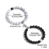 Couple Watch Set Alloy Case Silicone Strap Magnetic Heart Casual Style Round Dial