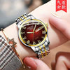Couple's Leisure Quartz Watch With Alloy Case And Stainless Steel Strap