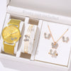 Couple's Leisure Style Alloy Watch With Round Dial