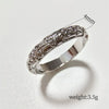 Couple's Ring Zinc Alloy Constellation Pattern Retro Fashion Electroplating