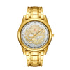 Couple's Stainless Steel And Alloy Watch Automatic Movement Luminous Waterproof Calendar Mechanical Rectangle Business Style