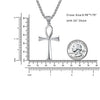 Couple's Titanium Steel Cross Necklace With Alloy Pendant Baking Paint Design Woolen Chain Hiphop Trendy Styling With Animals And Zodiac Pattern