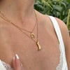 Cowboy Boots Necklace With Retro Antique Silver Boot Pendant Stainless Steel Clavicle Chain Real Gold Plated Electroplated Jewelry