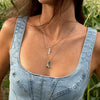 Cowboy Boots Necklace With Retro Antique Silver Boot Pendant Stainless Steel Clavicle Chain Real Gold Plated Electroplated Jewelry