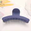 Cream Color Resin And Plastic Shark Hair Clip For Women Handmade Solid Color Geometric Hair Accessory Wholesale