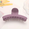 Cream Color Resin And Plastic Shark Hair Clip For Women Handmade Solid Color Geometric Hair Accessory Wholesale
