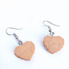 Cream Sandwich Biscuits Creative Bear Gingerbread Man Earrings