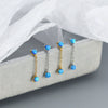Creative Aobao Tassel Women's Ear Jewelry S925 Silver Electroplated Earrings