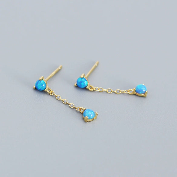 Creative Aobao Tassel Women's Ear Jewelry S925 Silver Electroplated Earrings