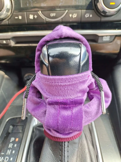 Creative Car Gear Lever Hooded Cover Small Sweatshirt Decoration