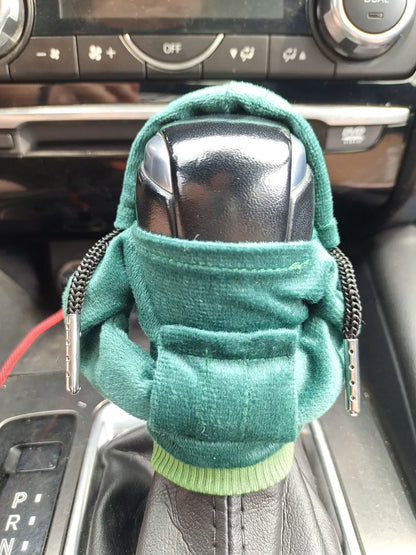 Creative Car Gear Lever Hooded Cover Small Sweatshirt Decoration