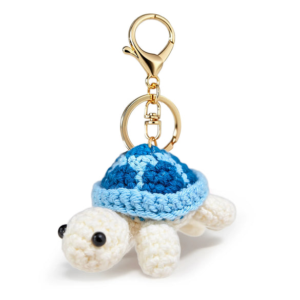 Creative Cartoon Animal Print Skin Keychain Cute Little Bear And Pig Bag Pendant Car Pendant Finished Doll
