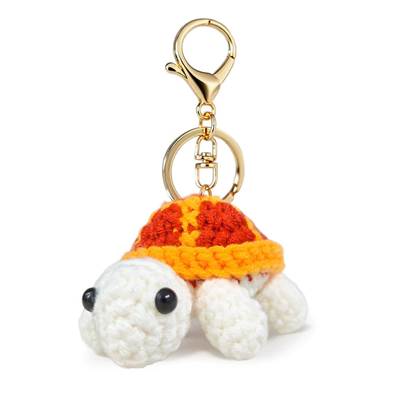 Creative Cartoon Animal Print Skin Keychain Cute Little Bear And Pig Bag Pendant Car Pendant Finished Doll