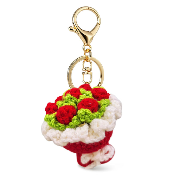 Creative Cartoon Animal Print Skin Keychain Cute Little Bear And Pig Bag Pendant Car Pendant Finished Doll