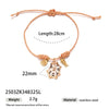 Creative Ceramic Pendant Lanyard Necklace With Animal And Zodiac Patterns For Women Summer Fresh Titanium Steel Clavicle Chain