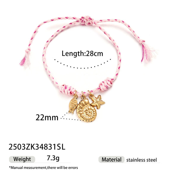 Creative Ceramic Pendant Lanyard Necklace With Animal And Zodiac Patterns For Women Summer Fresh Titanium Steel Clavicle Chain