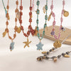 Creative Ceramic Pendant Lanyard Necklace With Animal And Zodiac Patterns For Women Summer Fresh Titanium Steel Clavicle Chain