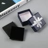 Creative Color Bow Leather Jewelry Box Made Of Paper And Cardboard For Jewelry Packaging