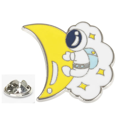 Creative Cute Cartoon Series Astronaut Alloy Brooch Badge