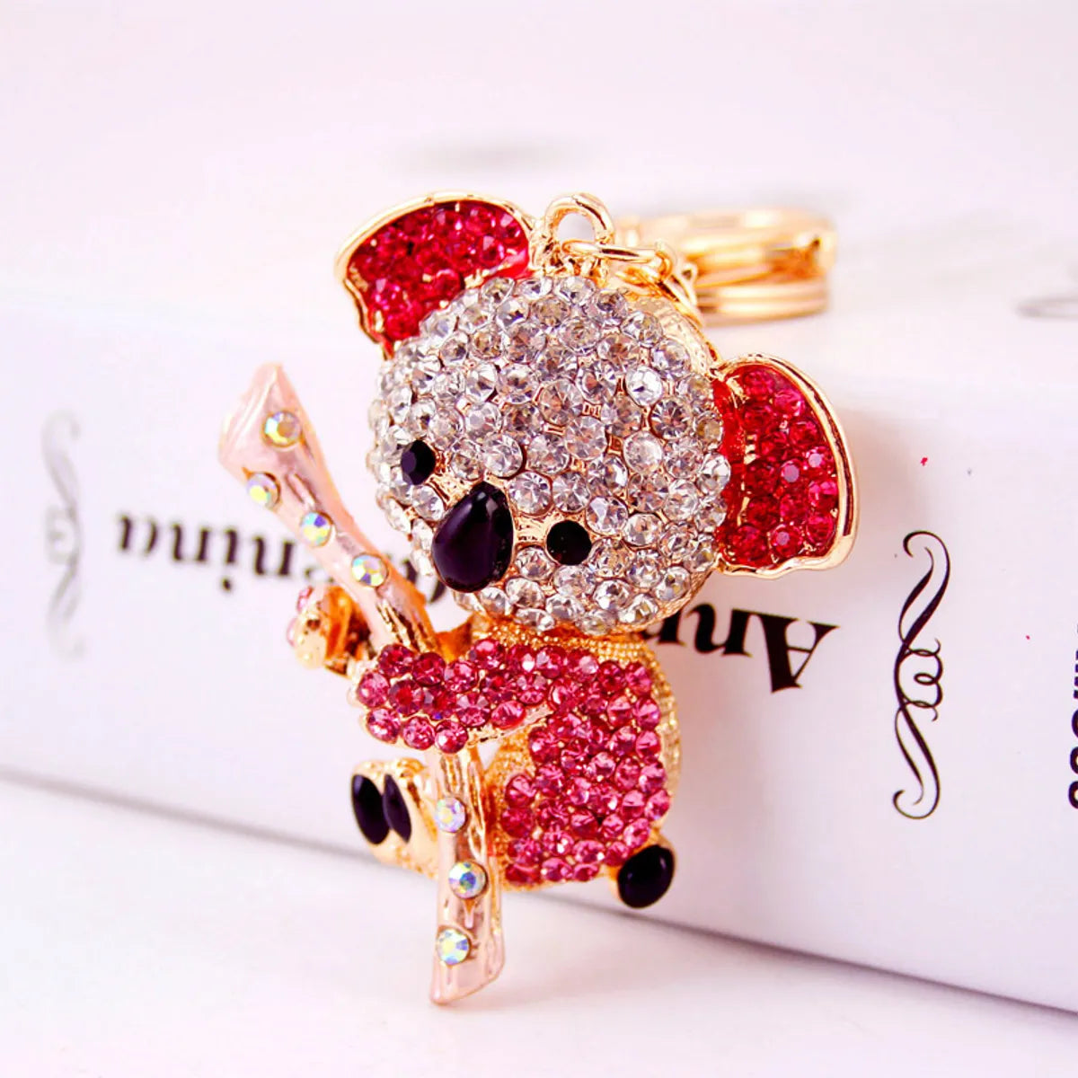 Creative Cute Diamond Koala Car Keychain Koala Key Chain