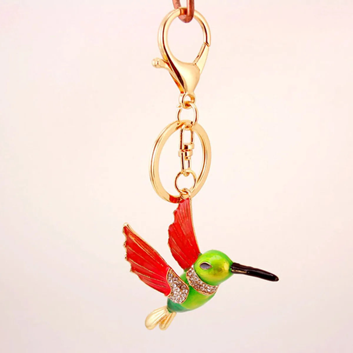 Creative Cute  Keychain Bird Key Chain Animal Metal Pendant