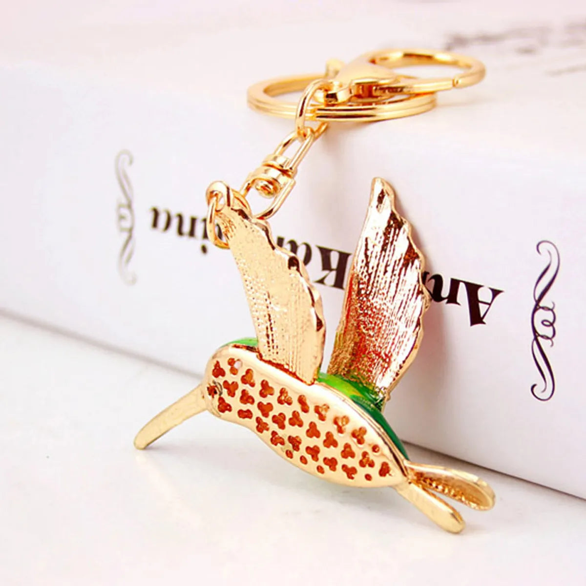 Creative Cute  Keychain Bird Key Chain Animal Metal Pendant