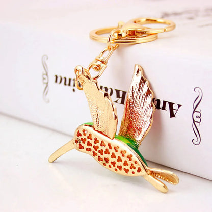 Creative Cute  Keychain Bird Key Chain Animal Metal Pendant