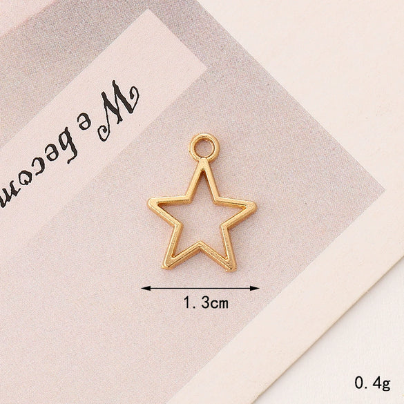 Creative Diy Jewelry Pendant Accessories Zinc Alloy With Return Pattern Electroplated