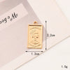 Creative Diy Jewelry Pendant Accessories Zinc Alloy With Return Pattern Electroplated
