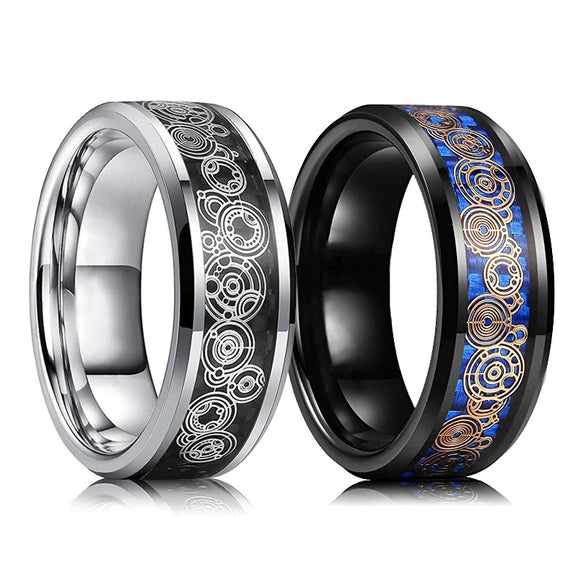 Creative Doctor Who Logo Stainless Steel Ring