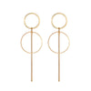 Fashion Geometric Plating Alloy No Inlaid Earrings