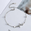 Creative Heartbeat Lightning Broken Line Geometric Bracelet In S925 Sterling Silver Electroplated Women's Jewelry