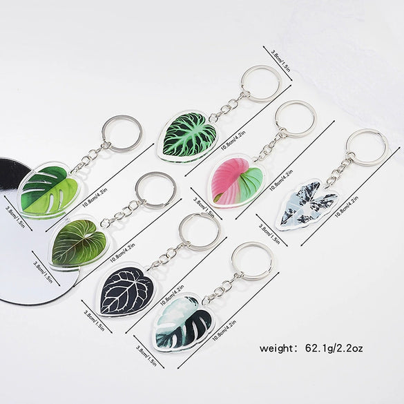 Creative Leaf Acrylic Keychain
