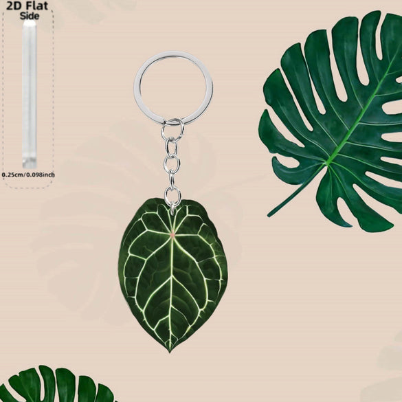 Creative Leaf Acrylic Keychain
