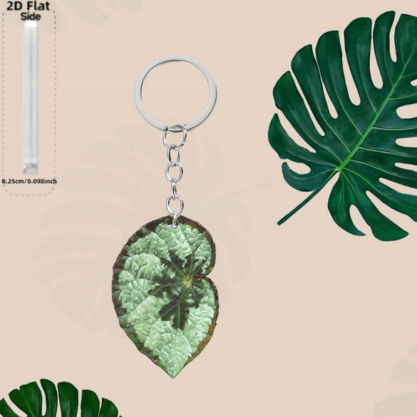 Creative Leaf Acrylic Keychain