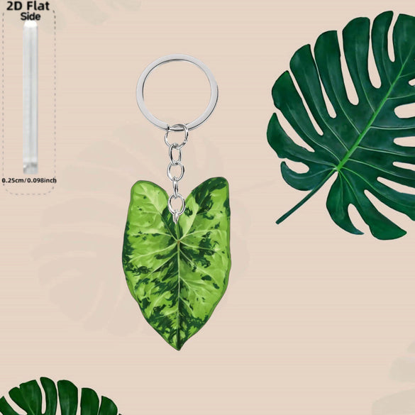 Creative Leaf Acrylic Keychain