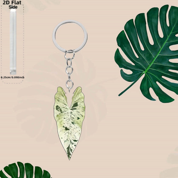 Creative Leaf Acrylic Keychain