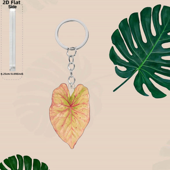 Creative Leaf Acrylic Keychain