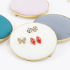 Creative Metal And Suede Jewelry Rack Highend Splicing Style For Ring Necklace Bracelet Pendant