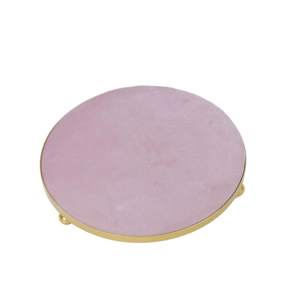Creative Metal And Suede Jewelry Rack Highend Splicing Style For Ring Necklace Bracelet Pendant
